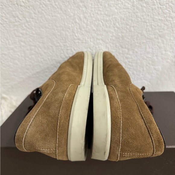 GUCCI Brown Suede Mens Loafers Size 10 - Picture 13 of 15